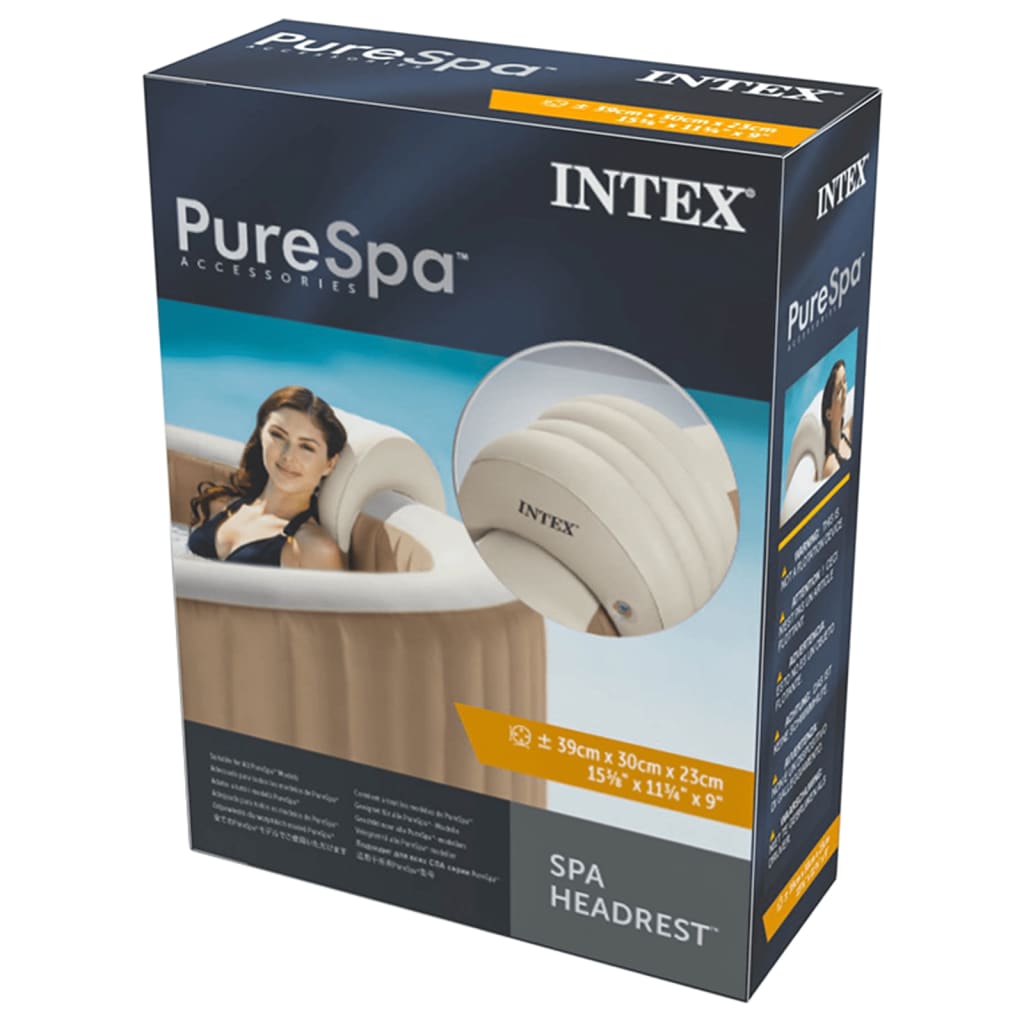 INTEX Poggiatesta Gonfiabile per Spa 39x30x23 cm 92553