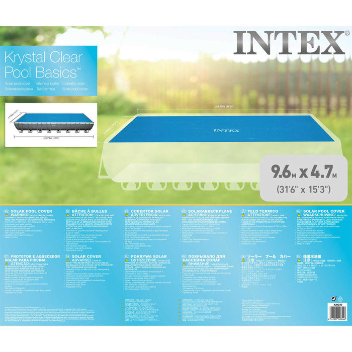 INTEX Copertura Solare per Piscina Rettangolare 975x488 cm 92032