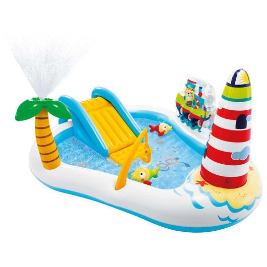 INTEX Piscina per Bambini Fishing Fun 218x188x99 cm 92537