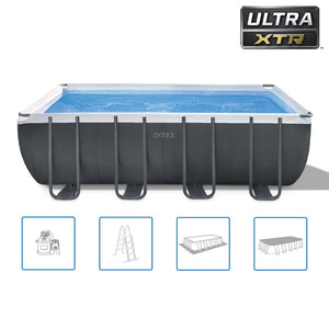 INTEX Set Telaio e Piscina Rettangolare UltraXTR 549x274x132cm 26356GN 91585