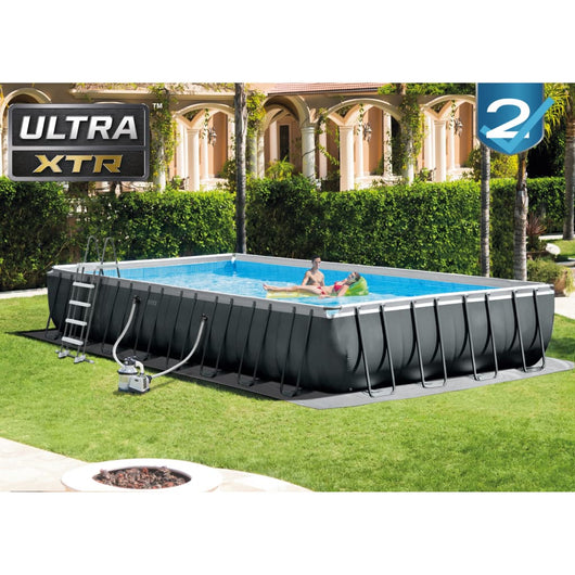 INTEX Set Piscina Ultra XTR Frame Rettangolare 975x488x132 cm 92020