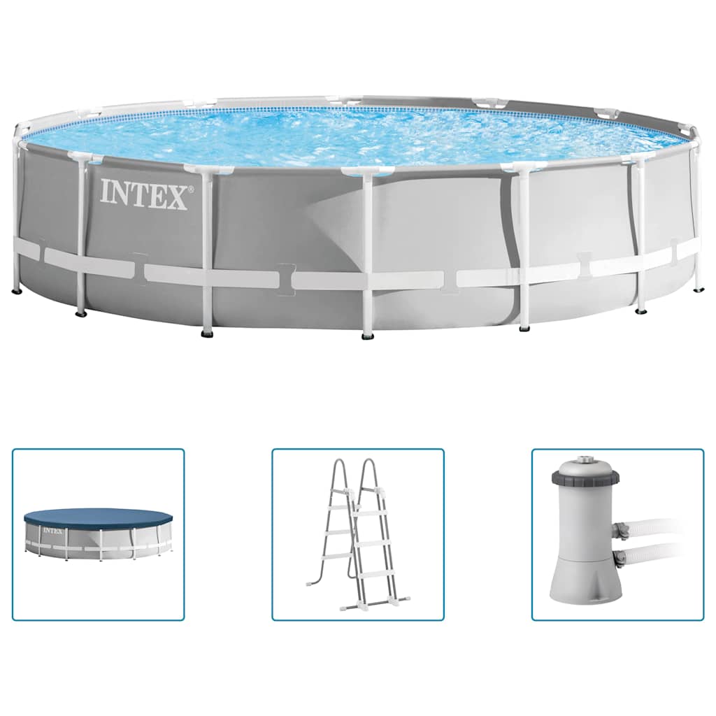 INTEX Set Piscina Prism Frame Premium 427x107 cm cod 8740