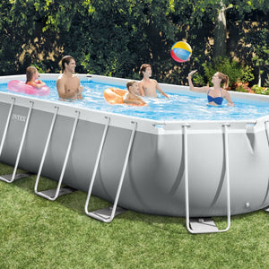 INTEX Set Piscina Ovale 610x305x122 cm 26796GN Prism Frame cod 8770