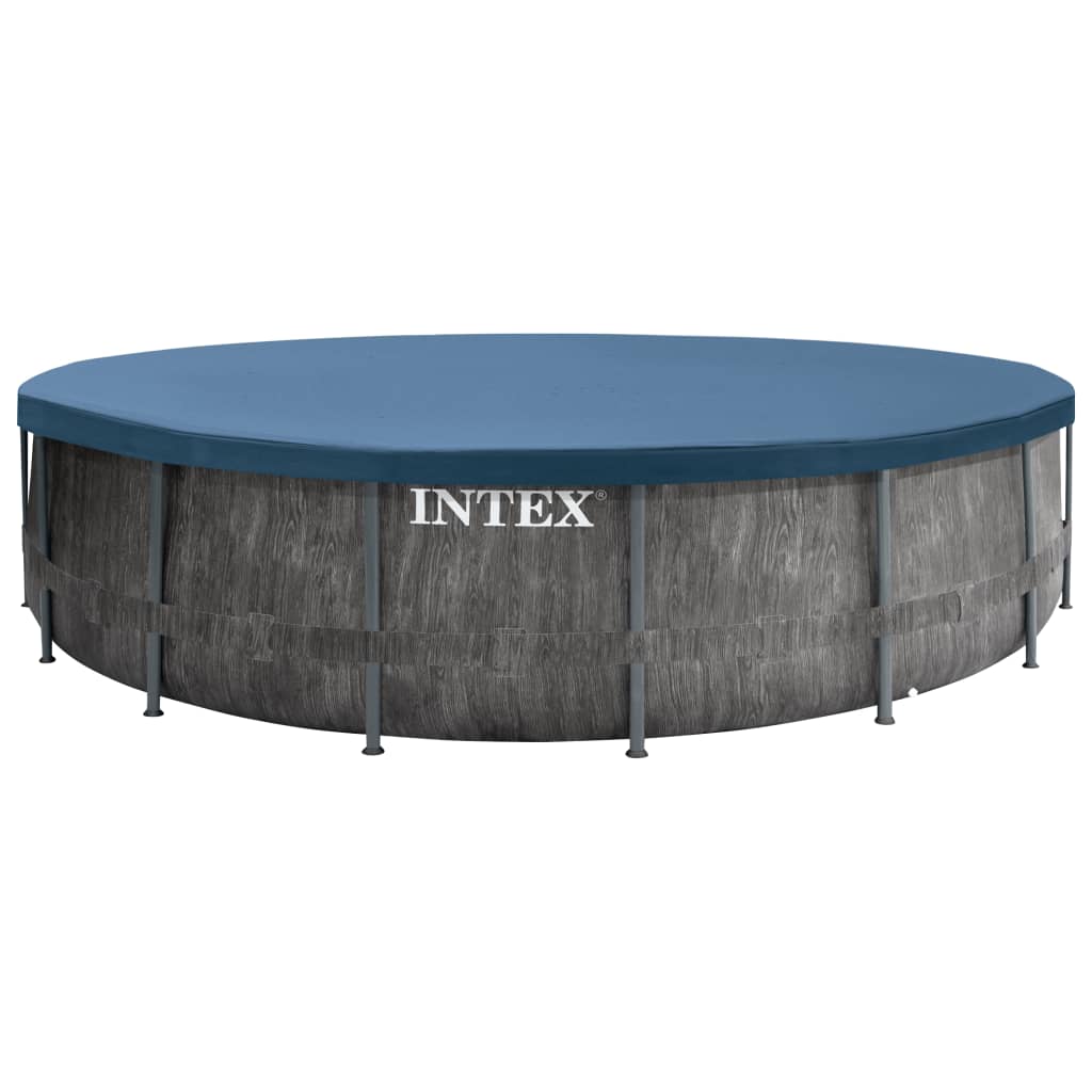 INTEX Set Piscina Greywood Prism Frame Premium 457x122 cm cod 8773