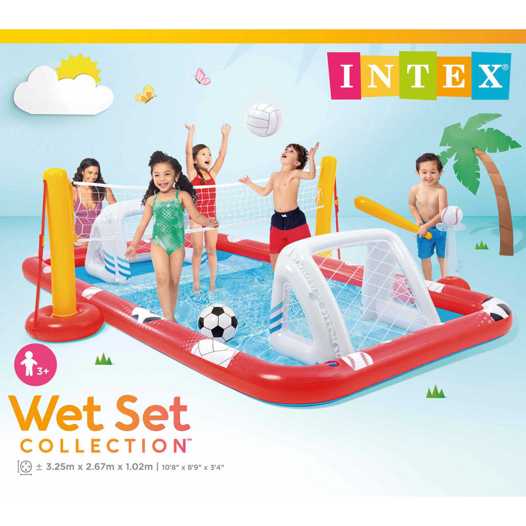 INTEX Centro Giochi Gonfiabile Action Sports 325x267x102 cm 92539