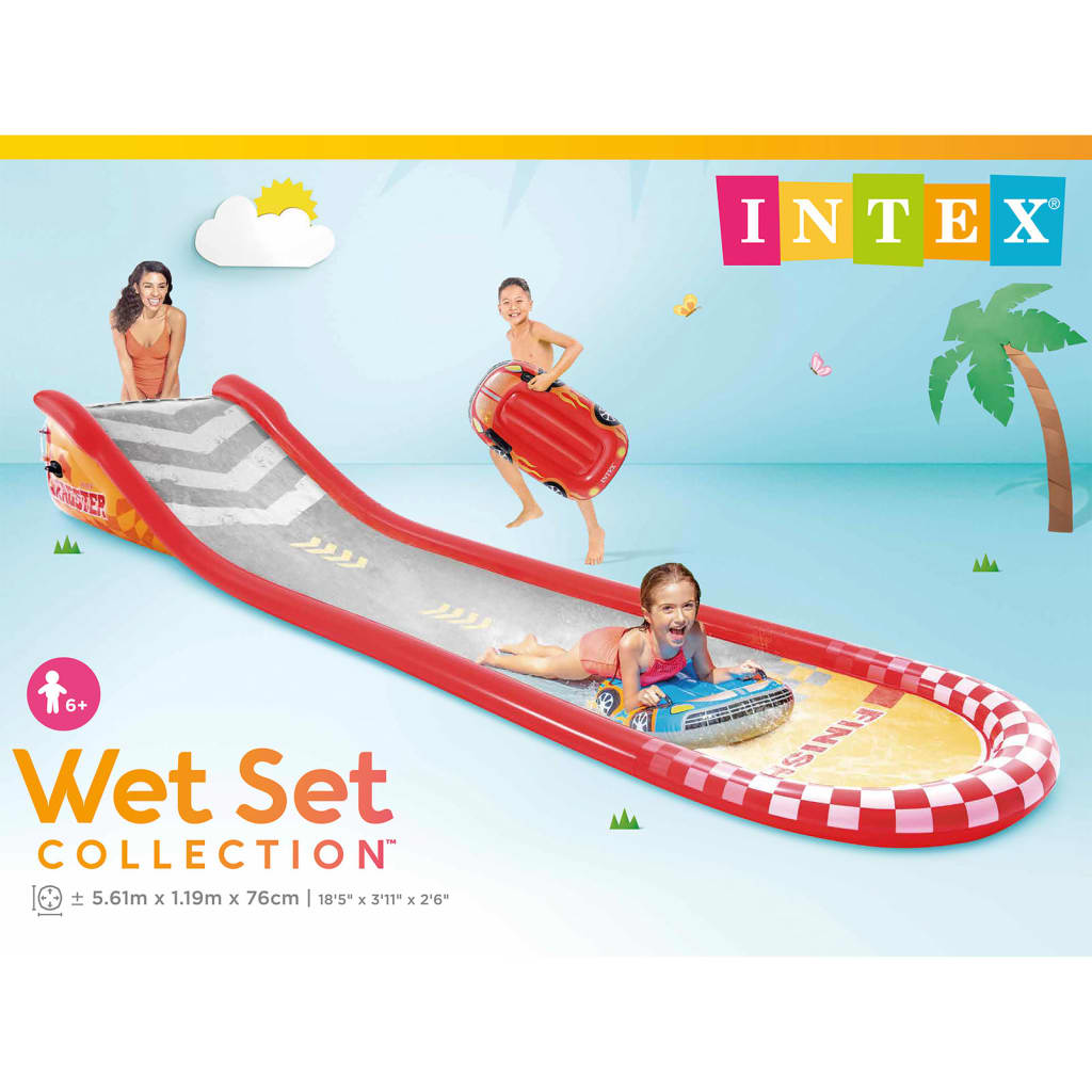 INTEX Scivolo d'Acqua Racing Fun 561x119x76 cm cod 11908