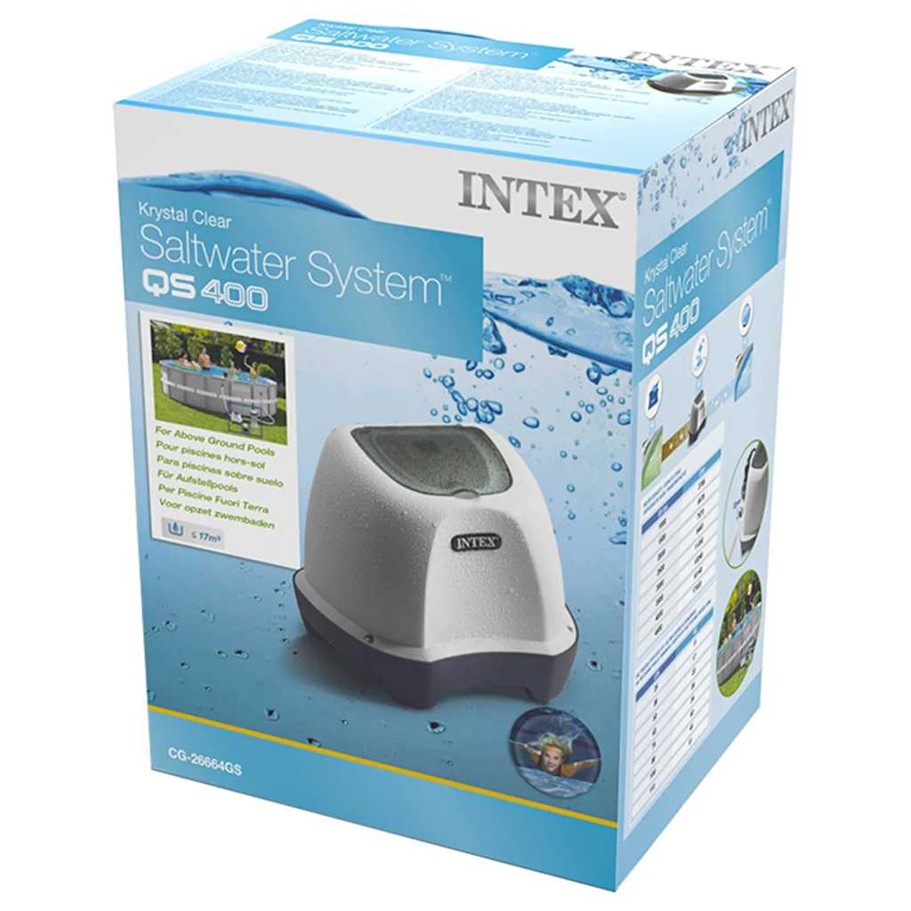 INTEX Sistema per Acqua Salata Krystal Clear 12 V 92534