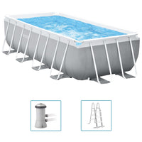 INTEX Set Piscina Prism Frame Rettangolare 400x200x122 cm cod 8752