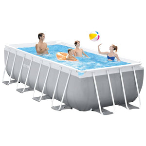 INTEX Set Piscina Prism Frame Rettangolare 400x200x122 cm cod 8752