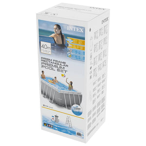 INTEX Set Piscina Prism Frame Rettangolare 400x200x122 cm cod 8752