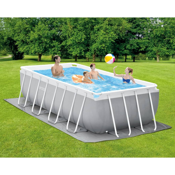 INTEX Set Piscina Prism Frame Rettangolare 400x200x122 cm cod 8752