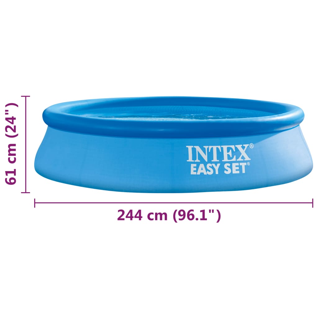 INTEX Piscina Easy Set 244x61 cm PVC cod 8680