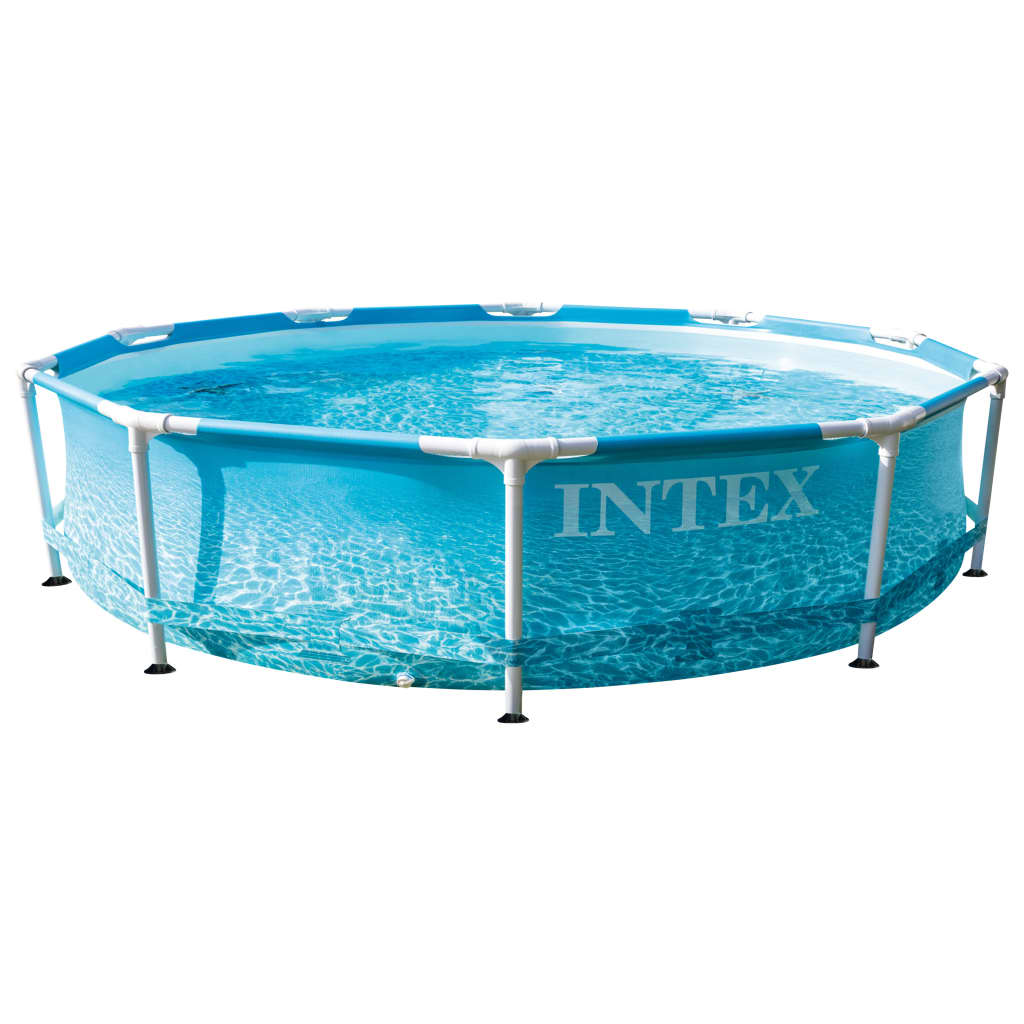 INTEX Piscina Beachside con Telaio in Metallo 305x76 cm 92515