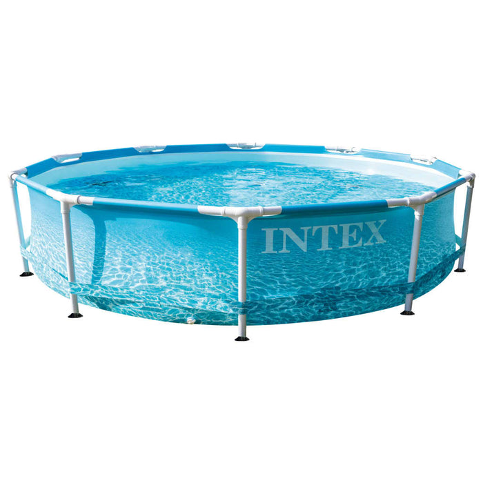 INTEX Piscina Beachside con Telaio in Metallo 305x76 cm 92515