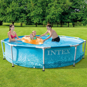 INTEX Piscina Beachside con Telaio in Metallo 305x76 cm 92515