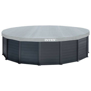 INTEX Set Piscina Fuori Terra Graphite Gray Panel 478x124 cm 93291