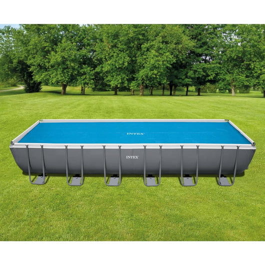 INTEX Copertura Solare per Piscina Blu 716x346 cm in Polietilene 93303