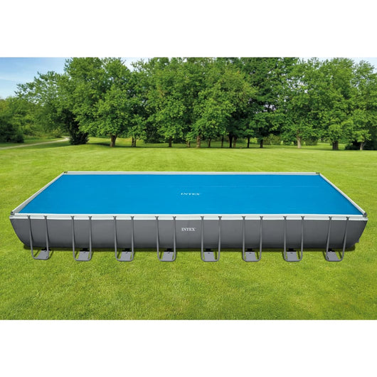 INTEX Copertura Solare per Piscina Blu 960x466 cm in Polietilene 93306