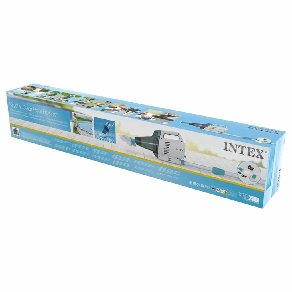 INTEX Aspiratore Ricaricabile per Spa e Piscine Bianco 93767