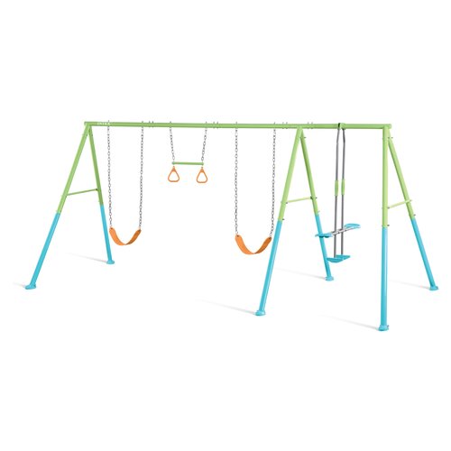 Altalena intex 44130 set giochi 4 funzioni azzurro e verde azzurro e v