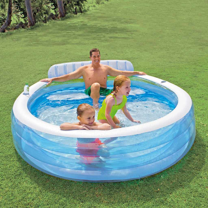 INTEX Piscina Gonfiabile per Famiglia Swim Center 57190NP 91527