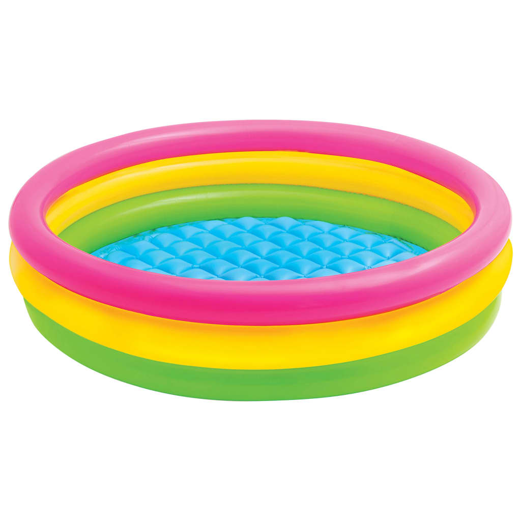 INTEX Piscina Gonfiabile Sunset con 3 Anelli 147x33 cm 92528