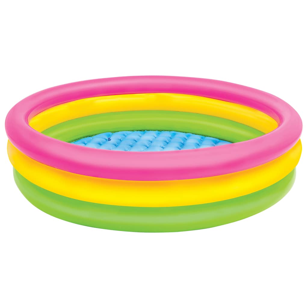 INTEX Piscina Gonfiabile Sunset con 3 Anelli 114x25 cm 92527