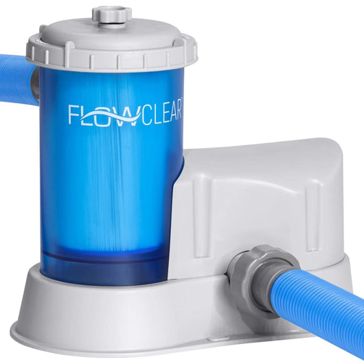 Bestway Pompa con Filtro a Cartuccia Trasparente Flowclear 93350