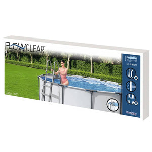 Bestway Scaletta per Piscina Flowclear a 4 Gradini 132 cm cod mxl 37930