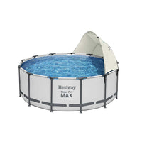 Bestway Tettoia per Piscina Fuori Terra Bianco 93802