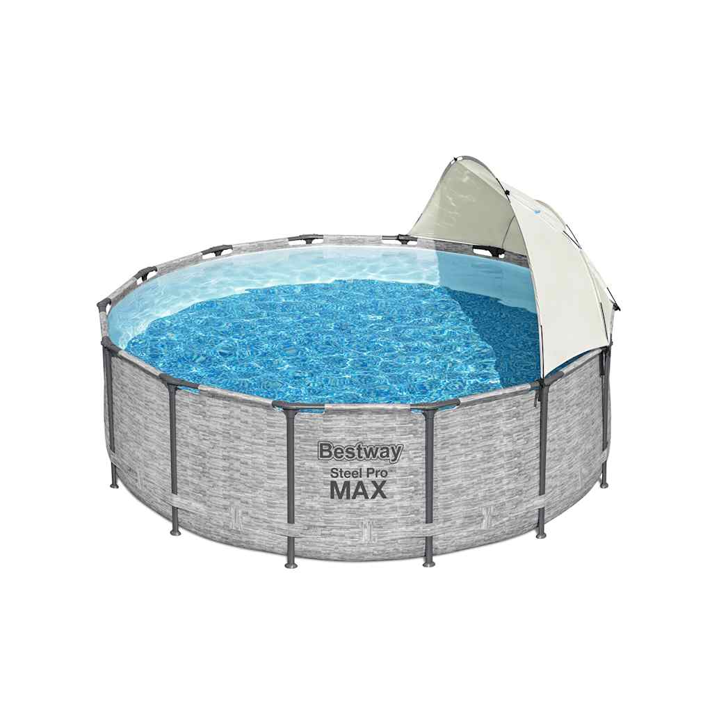 Bestway Tettoia per Piscina Fuori Terra Bianco 93802