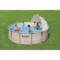 Bestway Tettoia per Piscina Fuori Terra Bianco 93802