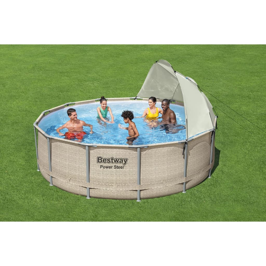 Bestway Tettoia per Piscina Fuori Terra Biancocod mxl 104468