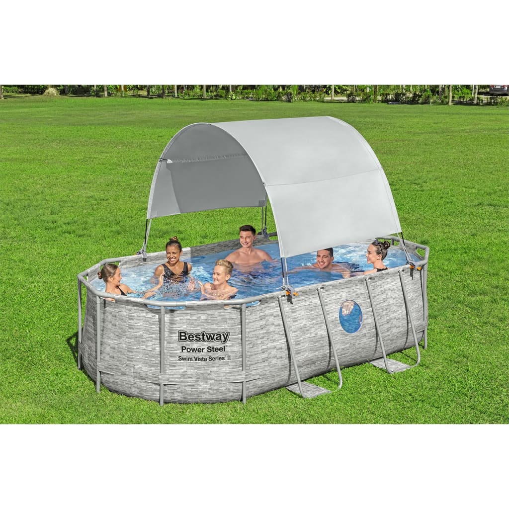 Bestway Tettoia per Piscina Fuori Terra Biancocod mxl 79532