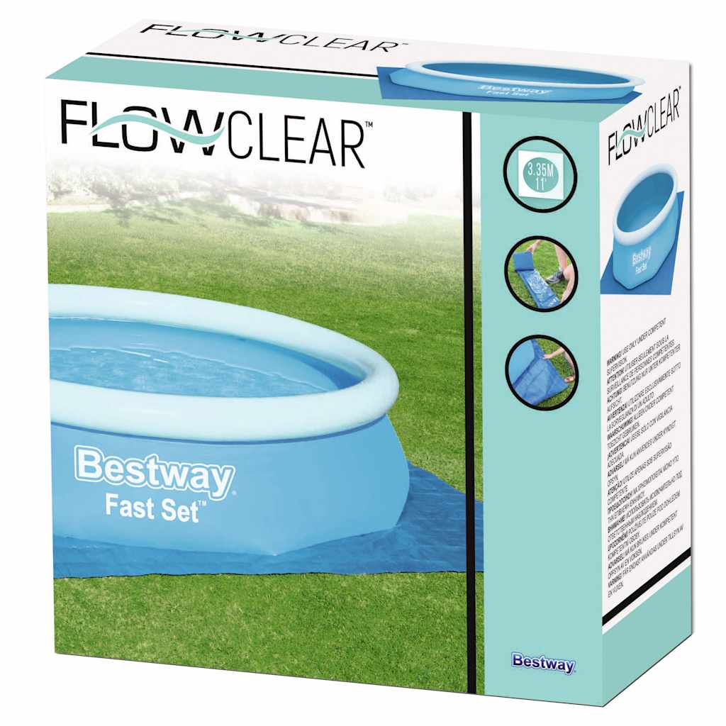 Bestway Telo di Protezione per Piscina Flowclear 335x335 cm