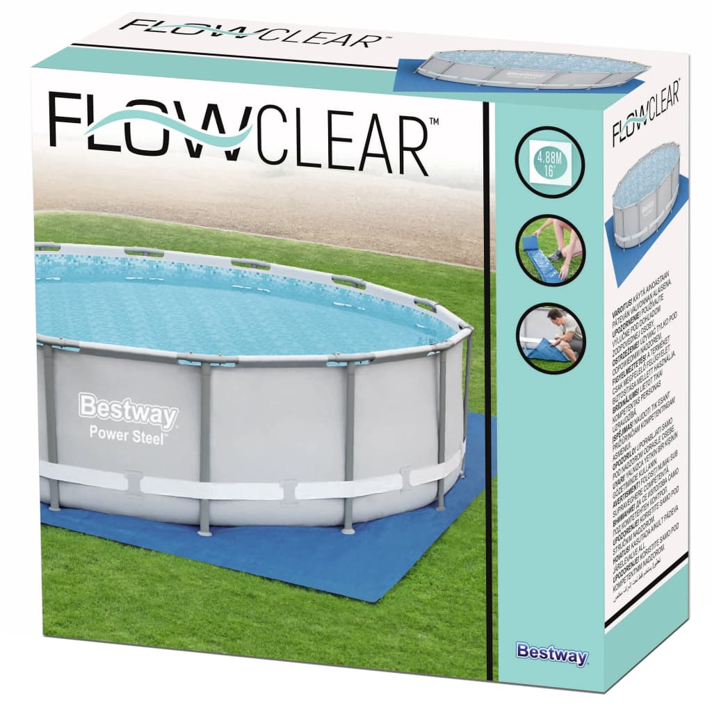 Bestway Telo di Protezione per Piscina Flowclear 488x488 cm 92094