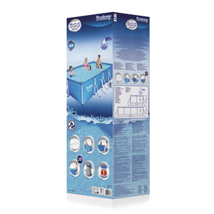 Bestway Steel Pro Set Piscina Rettangolare 400x211x81 cm 56424