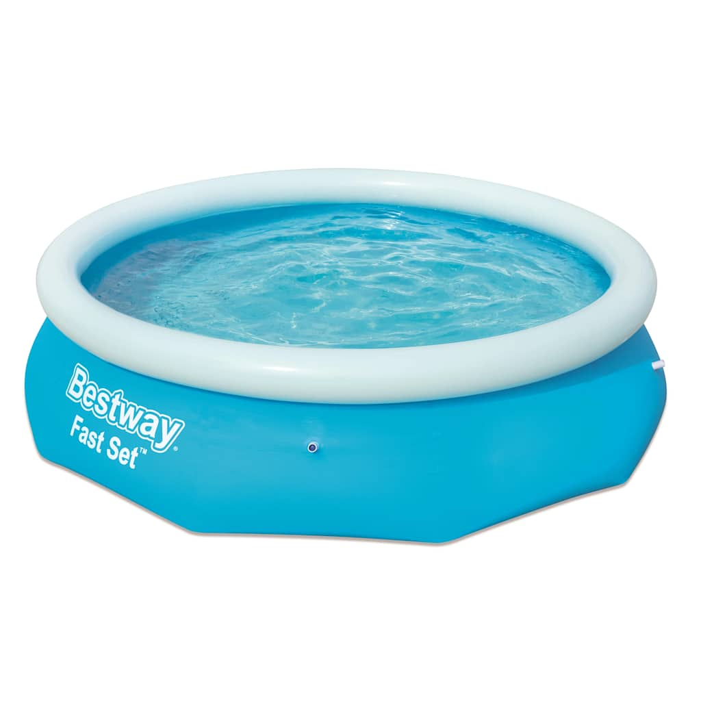 Bestway Set per Piscina Gonfiabile Fast Rotonda 305x76 cm 57266 91601