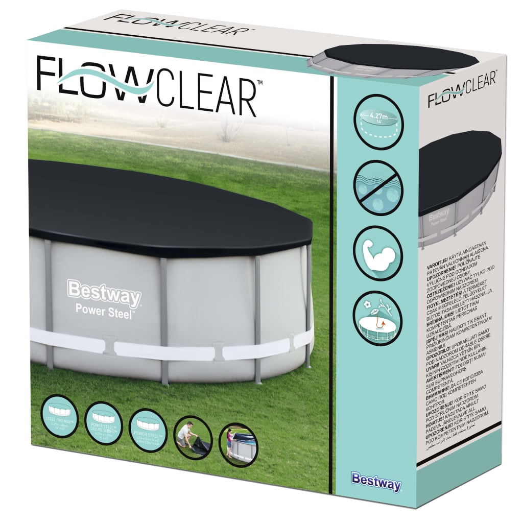 Bestway Copertura per Piscina Flowclear 427 cm 92073