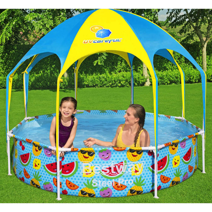 Bestway Piscia Fuoriterra per Bambini Steel Pro UV Careful 244x51 cm cod mxl 22872