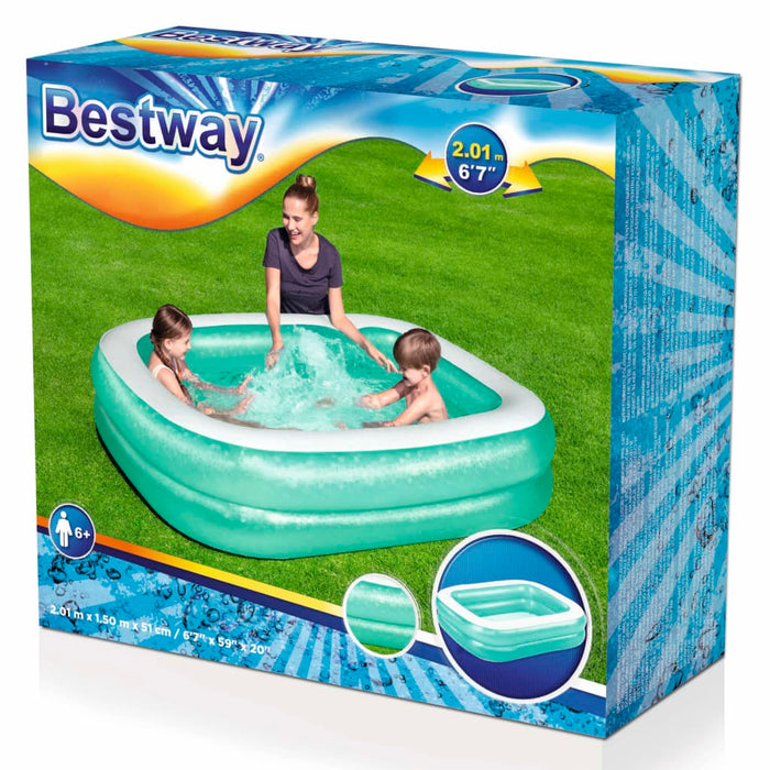 Bestway Piscina Rettangolare 201x150x51 cm Blu