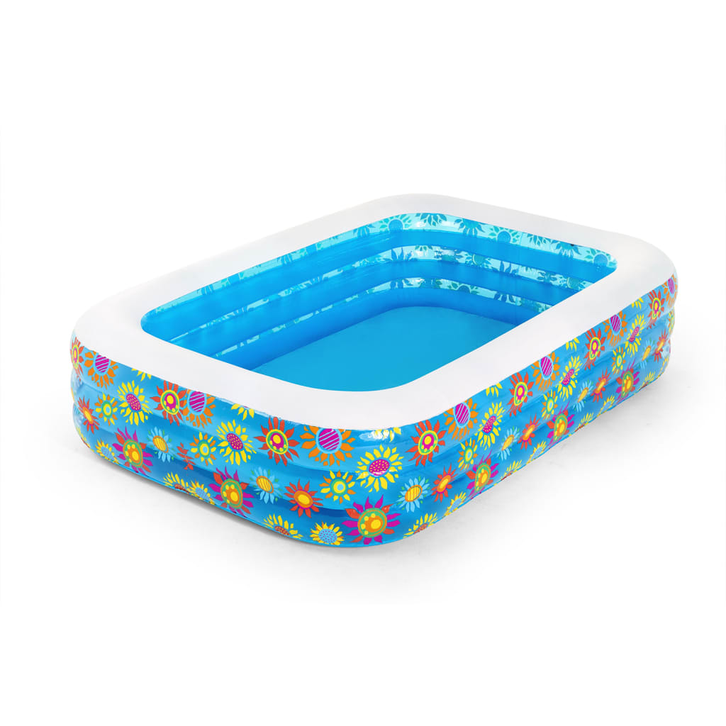 Bestway Piscina Gonfiabile per Bambini Blu 229x152x56 cm 93793