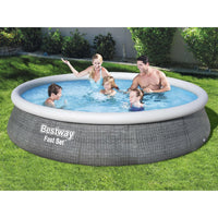 Bestway Set Piscina Gonfiabile Fast con Pompa 396x84 cm cod mxl 67451