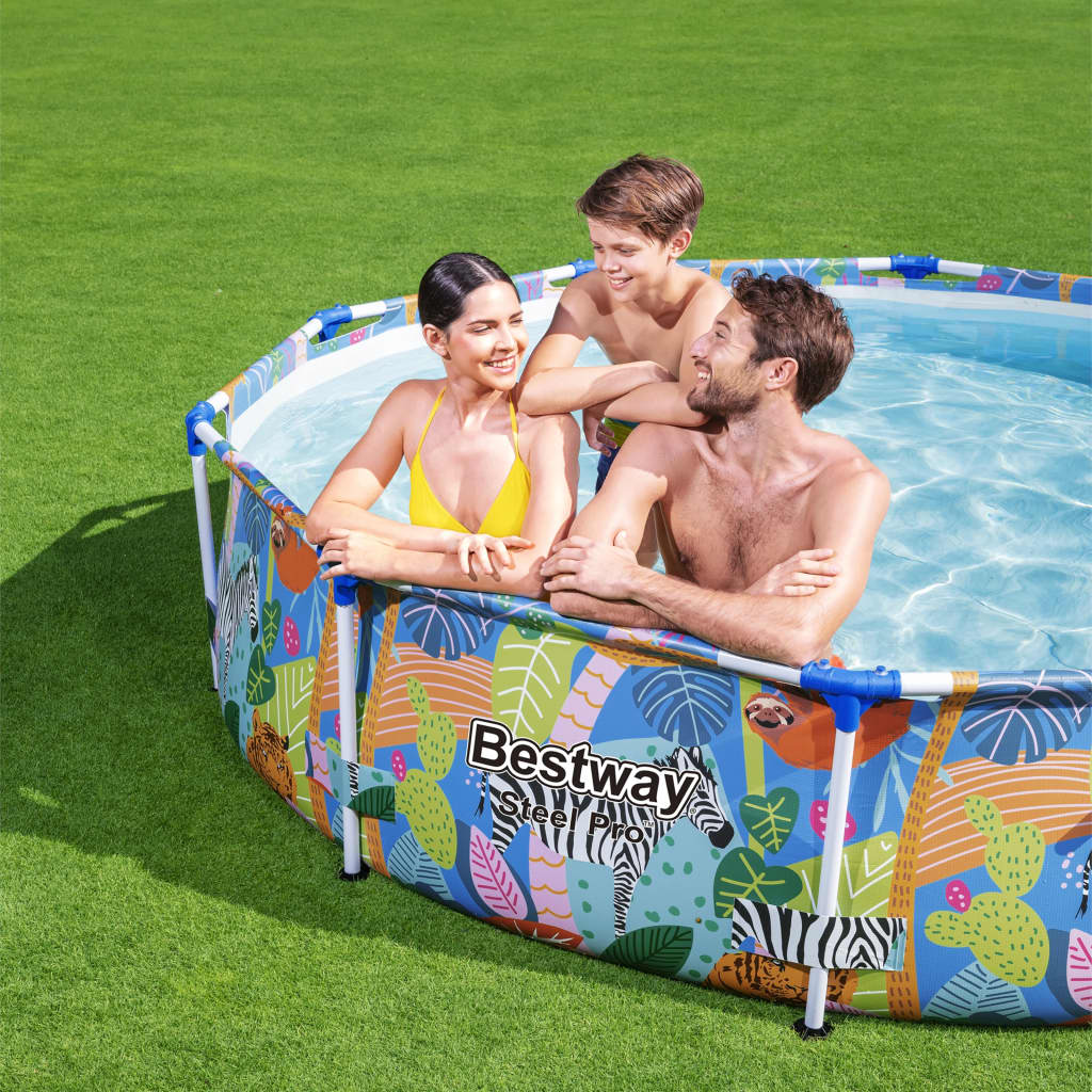 Bestway Piscina con Telaio Steel Pro 305x66 cm 