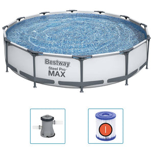 Bestway Set Piscina Steel Pro MAX 366x76 cm cod mxl 5629