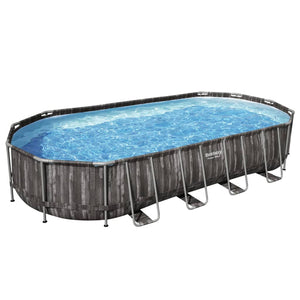 Bestway Set Piscina Ovale 7,32x3,66x1,22 m 93347