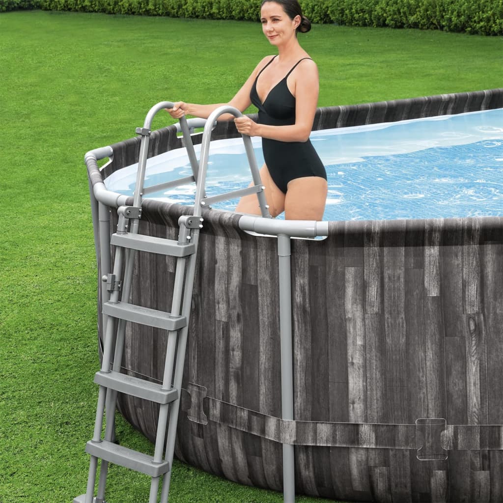 Bestway Set Piscina Ovale 7,32x3,66x1,22 m 93347