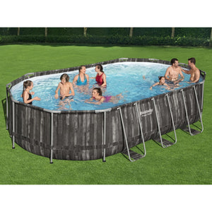 Bestway Set Piscina Ovale Power Steel 488x305x107 cm 92860