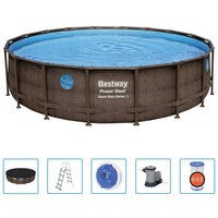 Bestway Set Piscina Power Steel 549x122 cm cod mxl 26446