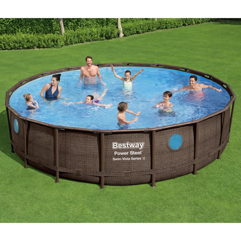 Bestway Set Piscina Power Steel 549x122 cm cod mxl 26446